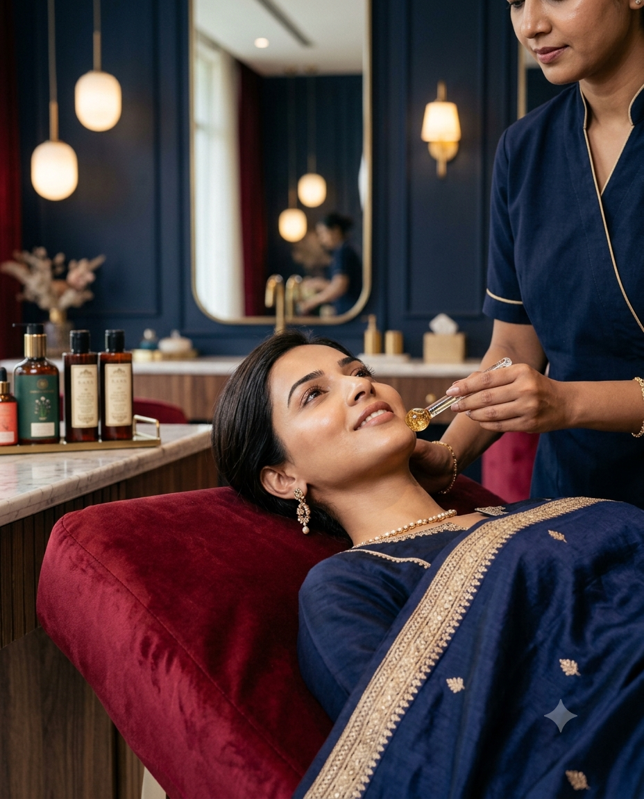 Elegant beauty salon interior